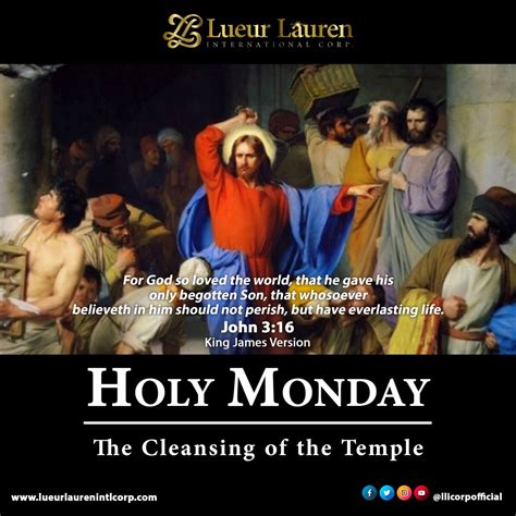 what happened on holy monday